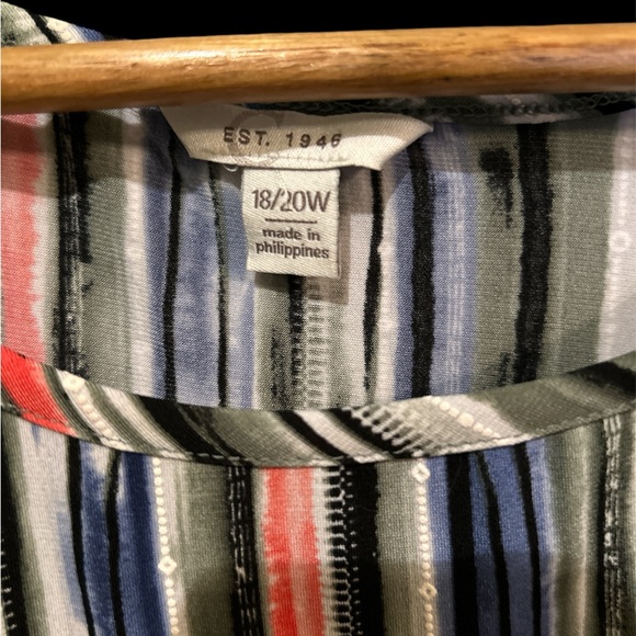 NWOT Cato women’s geometric top size 18/20W - Picture 2 of 5